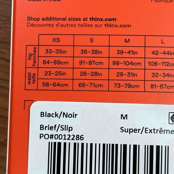 Lot of 4 Pairs THINX Reusable Period Briefs Underwear Super Absorbant Medium NEW - Picture 5 of 6